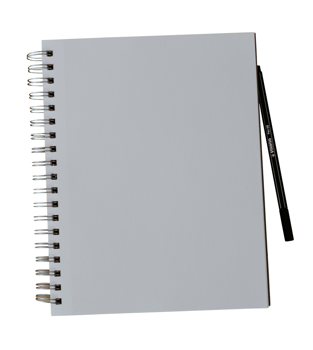 Spiral notebook and pen PNG image, transparent Spiral notebook and pen png, Spiral notebook and pen png hd images download